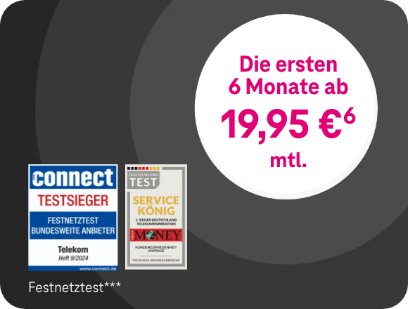 Die ersten 6 Monate ab 19,95 € mtl.(6)